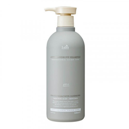 Слабокислотный шампунь против перхоти  Anti Dandruff Shampoo   530ml  Lador