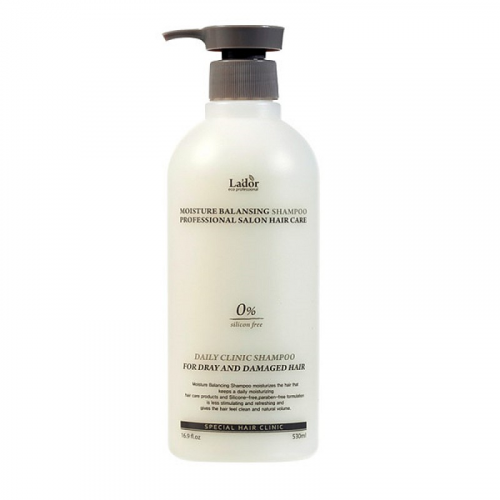 Увлажняющий бессиликоновый шампунь  Moisture Balancing Shampoo  530ml  Lador